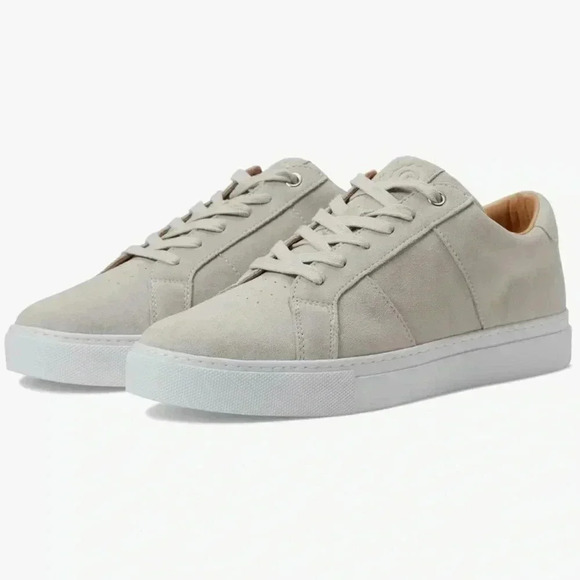 GREATS Royale Leather Sneakers in Dove Suede Size 8.5 - Picture 3 of 7